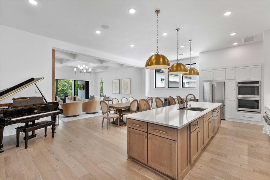 Furnished interior view inside a new home in , Spring (Image 18).