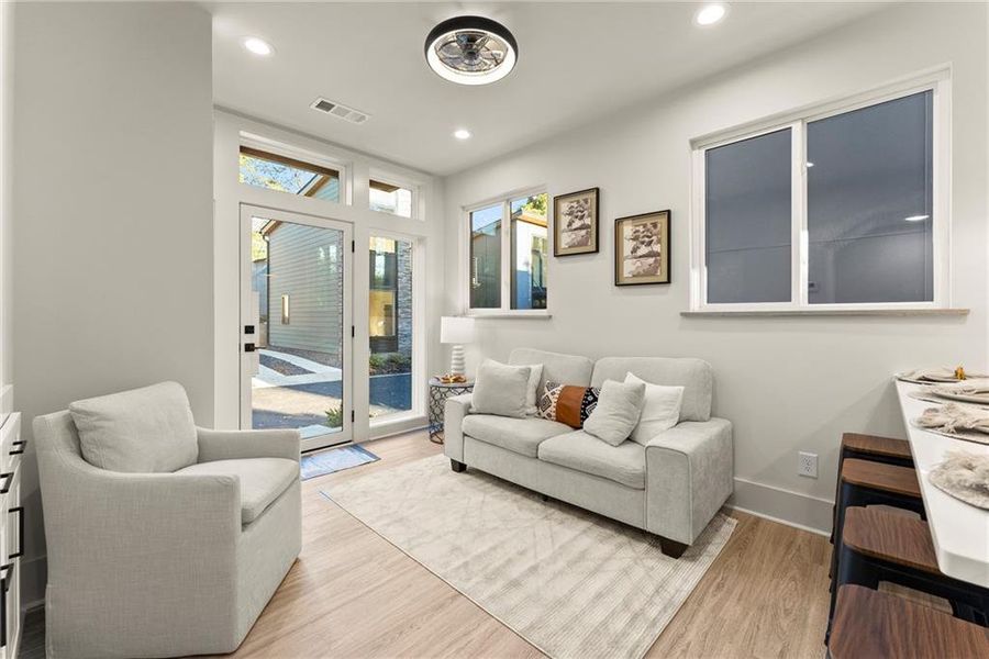 Furnished interior view inside a new home in , Gainesville (Image 14). Furnished interior view inside a new home in , Gainesville (Image 14).