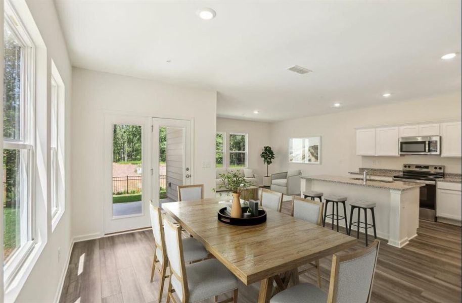 Furnished interior view inside a new home in Chestnut Grove, Douglasville (Image 5).