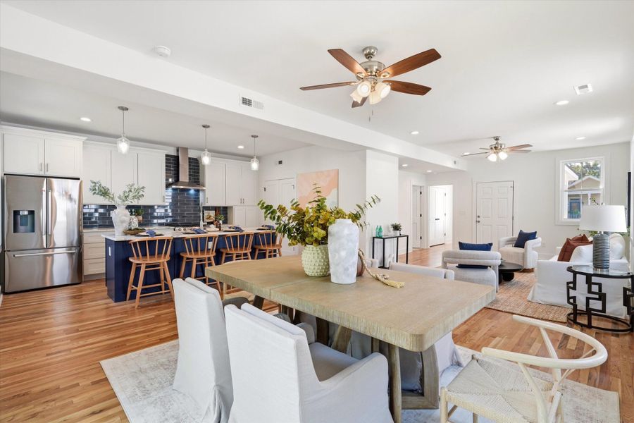 Furnished interior view inside a new home in , Charleston (Image 16).