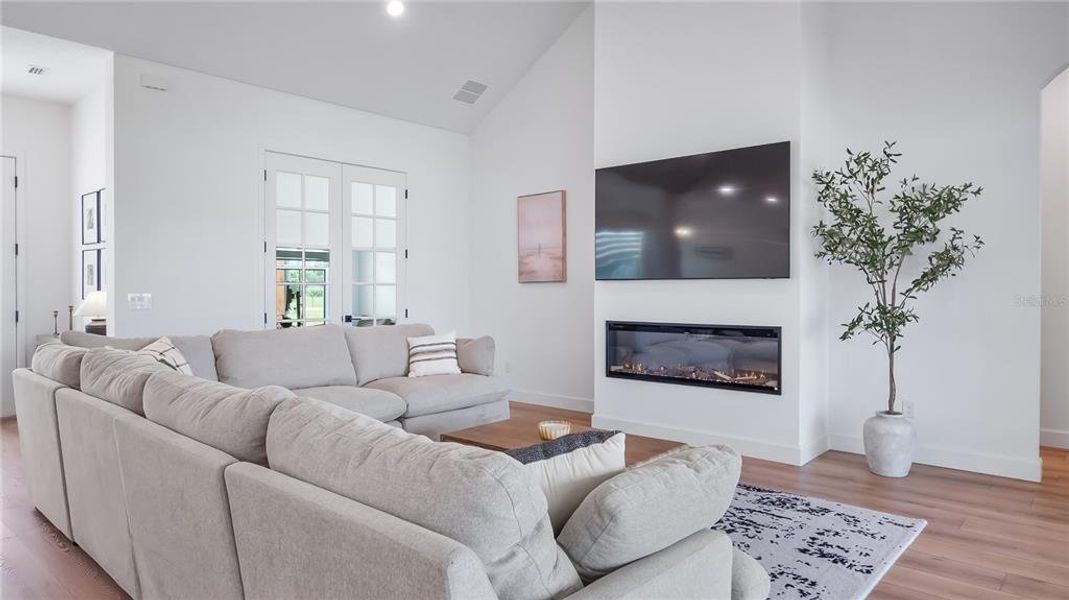 Furnished interior view inside a new home in , St. Cloud (Image 7). Furnished interior view inside a new home in , St. Cloud (Image 7).