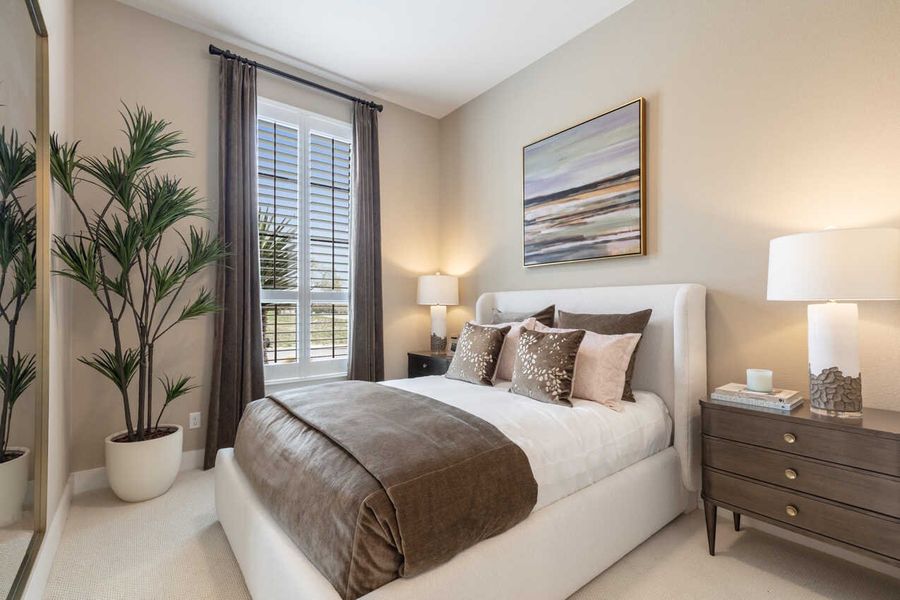 Representative Secondary Bedroom - some options shown