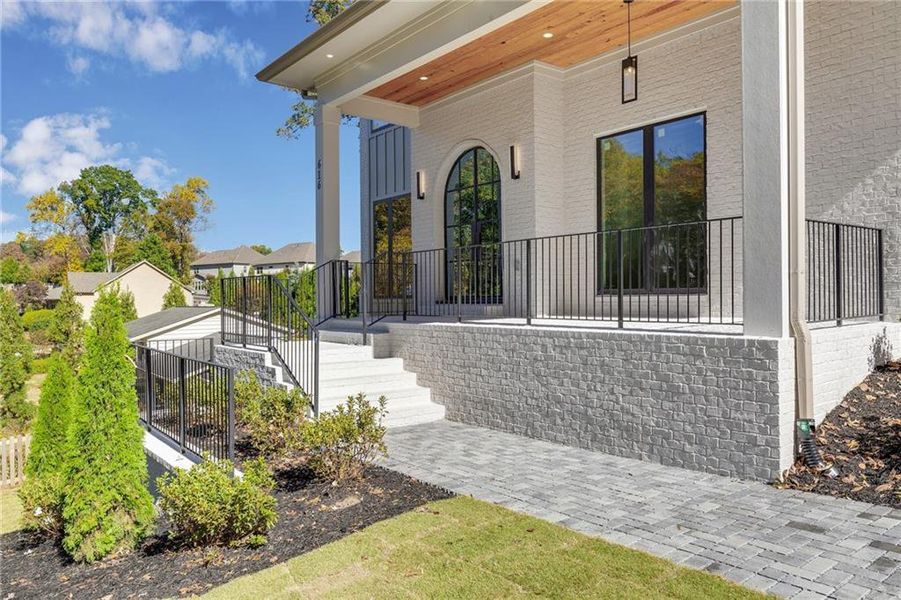 Exterior details and patio area of a home in , Atlanta (Image 3).