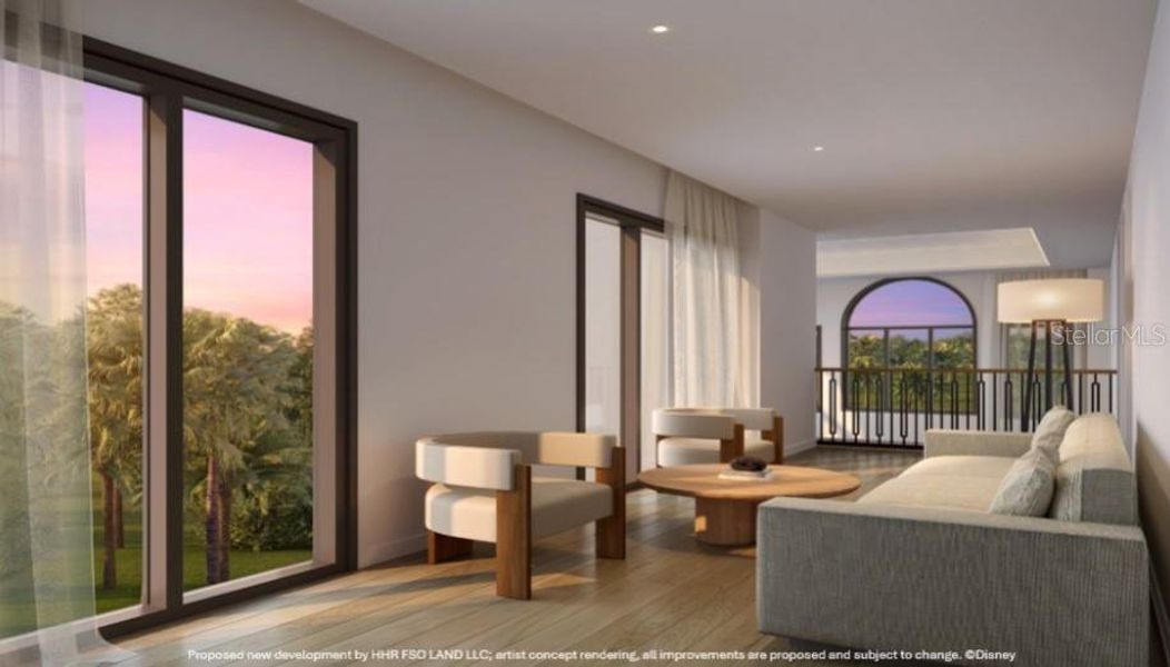 Furnished interior view inside a new home in , Orlando (Image 10).