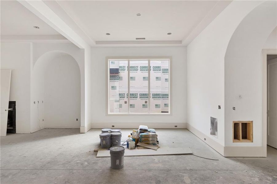 In-progress construction of a new home in , Alpharetta, GA (Image 11).