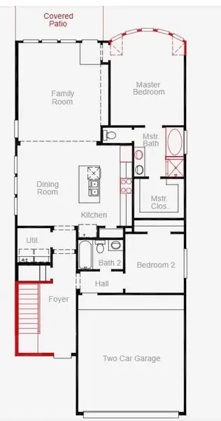 2D floor plan layout of this home in , Richmond, TX (Image 2). 2D floor plan layout of this home in , Richmond, TX (Image 2).