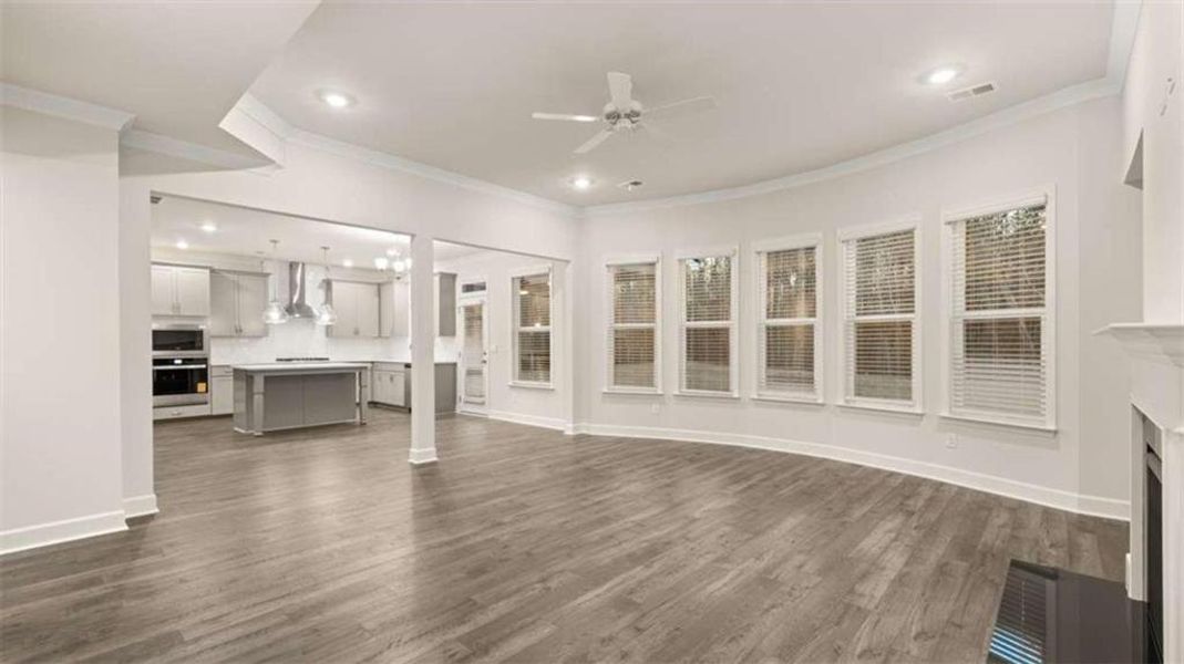 Spacious, unfurnished interior of a new home in Heritage Pointe, Senoia (Image 24).