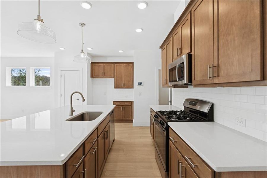 Furnished interior view inside a new home in Grandview Terrace, Canton (Image 5).