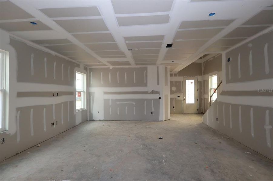 In-progress construction of a new home in Lake Star at Ovation, Winter Garden, FL (Image 24).