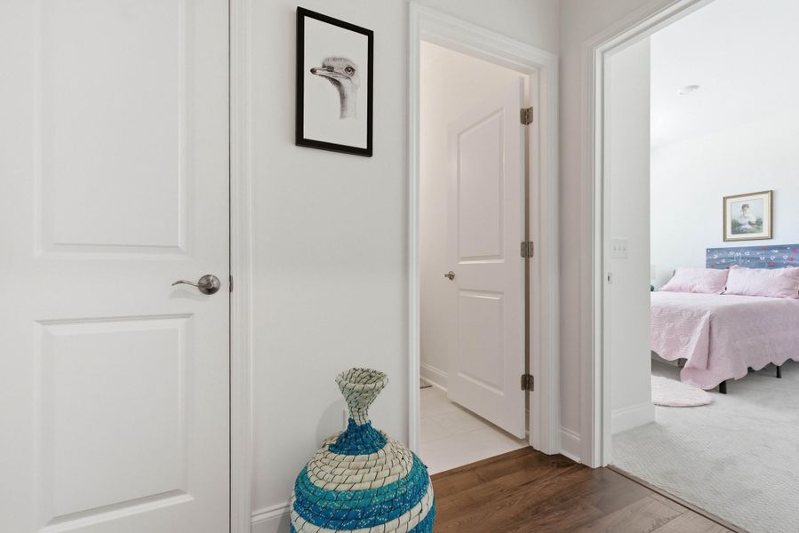 Furnished interior view inside a new home in , Santee (Image 67).