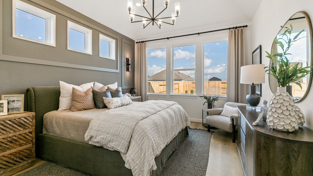 Representative furnished interior of a home built from the Rosewood by DRB Homes in Azalea, Pattison (Image 14).