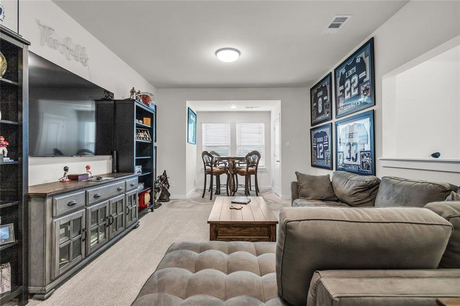 Furnished interior view inside a new home in , Fate (Image 13). Furnished interior view inside a new home in , Fate (Image 13).