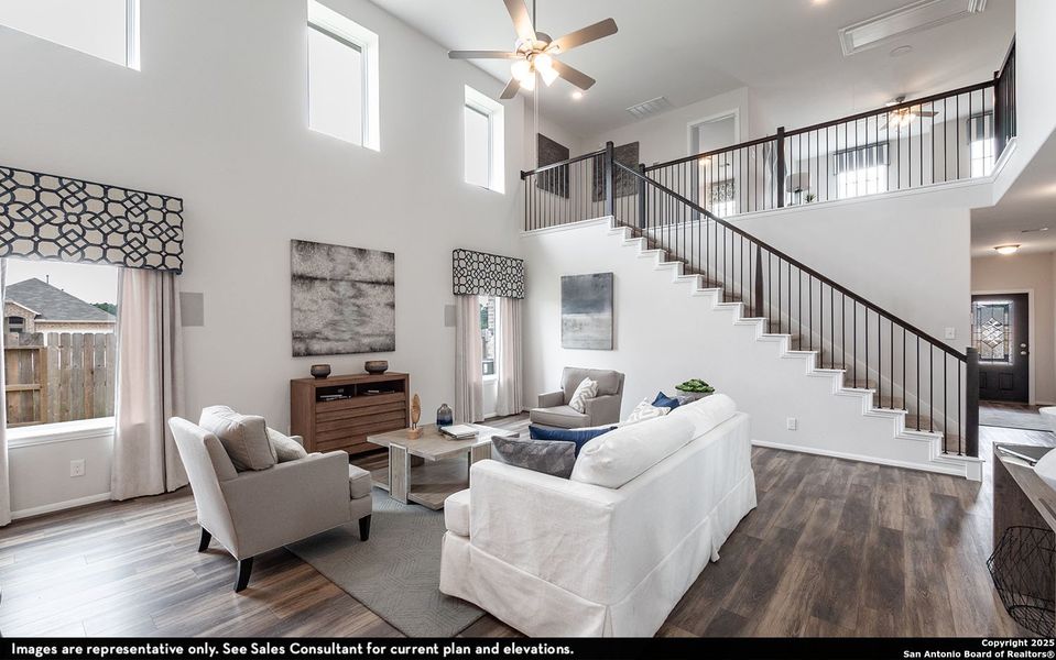 Furnished interior view inside a new home in Hannah Heights, Seguin (Image 17).