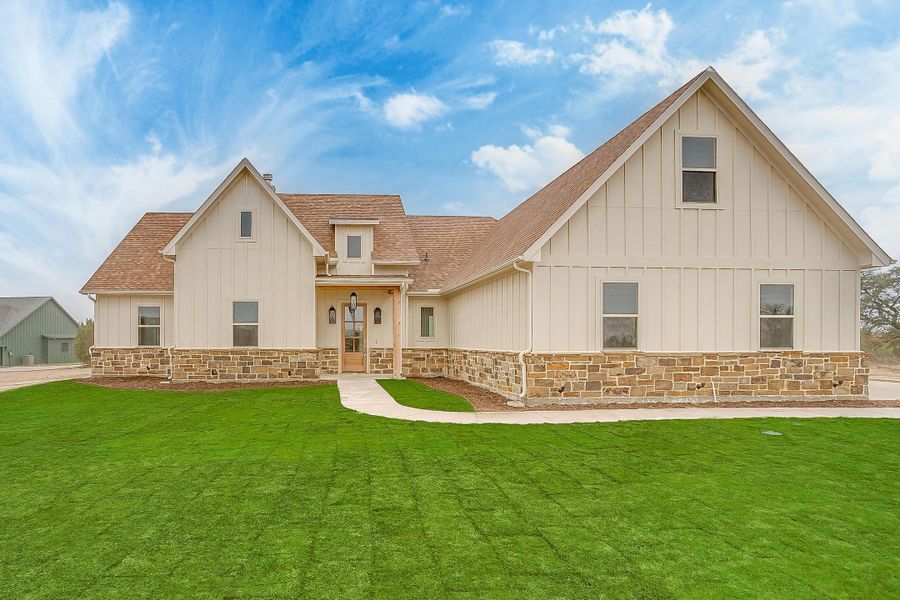 Representative exterior photo of a completed home built from the Augusta Court by Trinity Classic Homes in Zion Trails, Poolville, TX (Image 9).