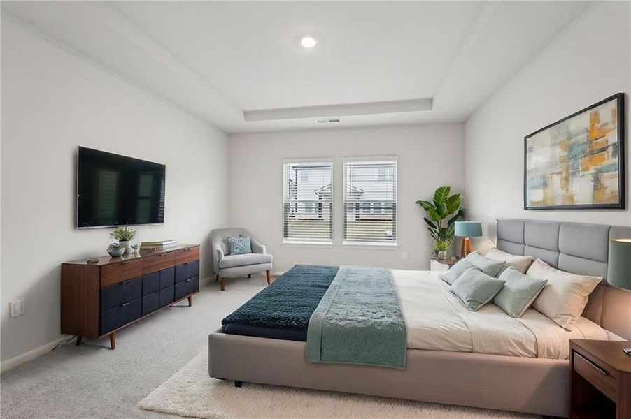 Furnished interior view inside a new home in Westmont Preserve, Powder Springs (Image 18). Furnished interior view inside a new home in Westmont Preserve, Powder Springs (Image 18).