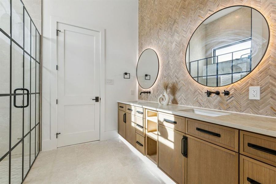 Furnished interior view inside a new home in , Bartonville (Image 9).