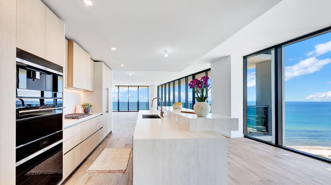 Furnished interior view inside a new home in , Pompano Beach (Image 8).