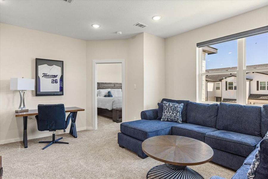 Furnished interior view inside a new home in , Stephenville (Image 12). Furnished interior view inside a new home in , Stephenville (Image 12).