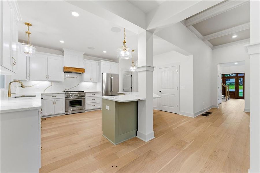 Furnished interior view inside a new home in , Canton (Image 10).