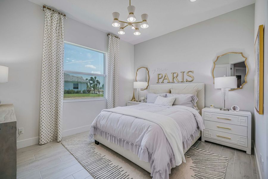 2D floor plan layout for the Sage by GHO Homes in Belterra, Port St. Lucie, FL (Image 32).