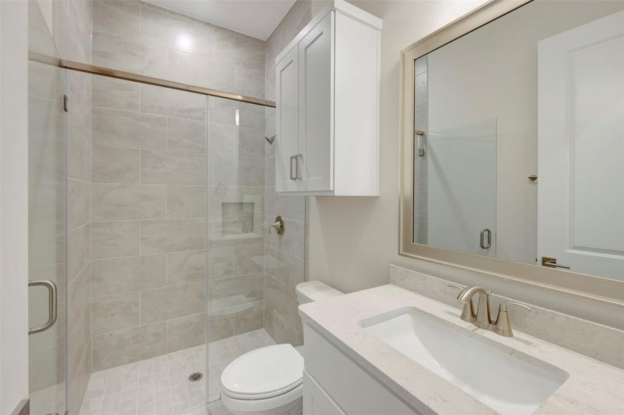 Furnished interior view inside a new home in The Woodlands Hills 70’, Willis (Image 7).