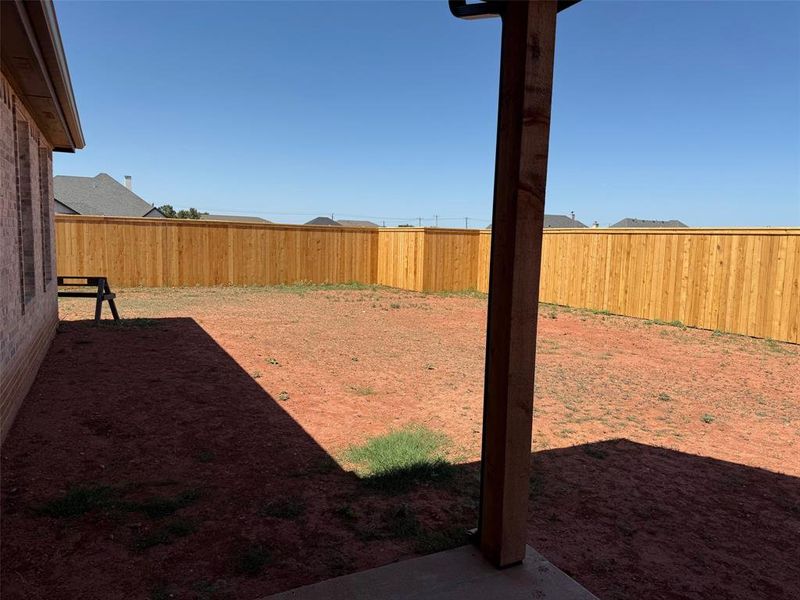 Exterior details and patio area of a home in , Abilene (Image 3). Exterior details and patio area of a home in , Abilene (Image 3).