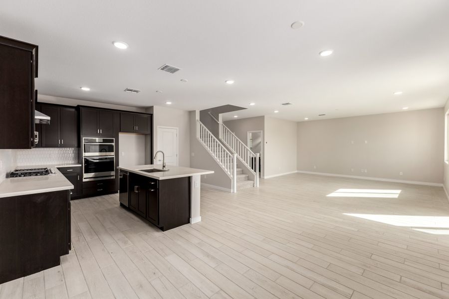 Furnished interior view inside a new home in Sunrise, Sun City West (Image 3). Furnished interior view inside a new home in Sunrise, Sun City West (Image 3).