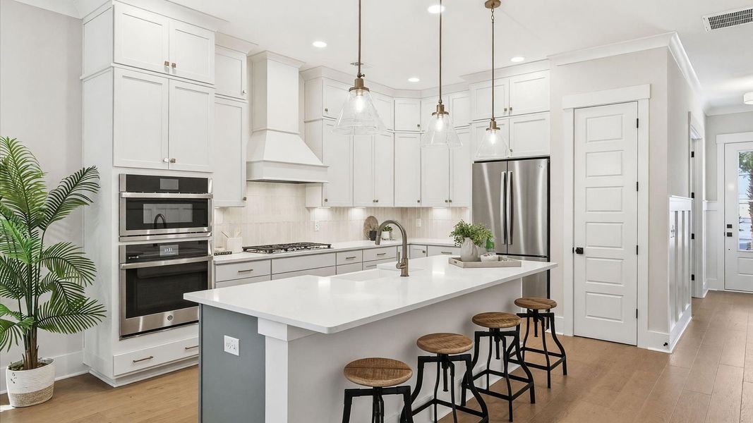 Representative furnished interior of a home built from the Lighthouse II by DRB Homes in Bayview Acres, Mount Pleasant (Image 4).