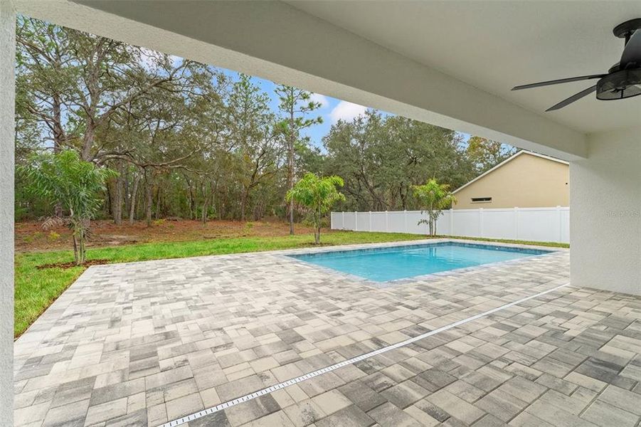 Exterior details and patio area of a home in , Brooksville (Image 28). Exterior details and patio area of a home in , Brooksville (Image 28).
