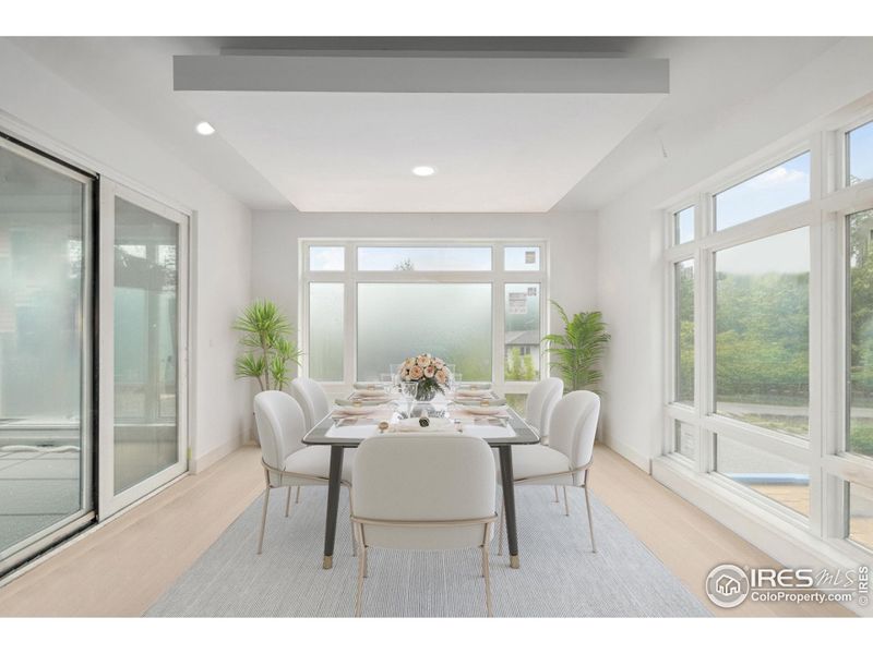 Furnished interior view inside a new home in , Denver (Image 7).
