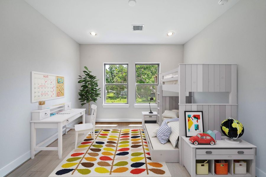 Furnished interior view inside a new home in , Houston (Image 5).