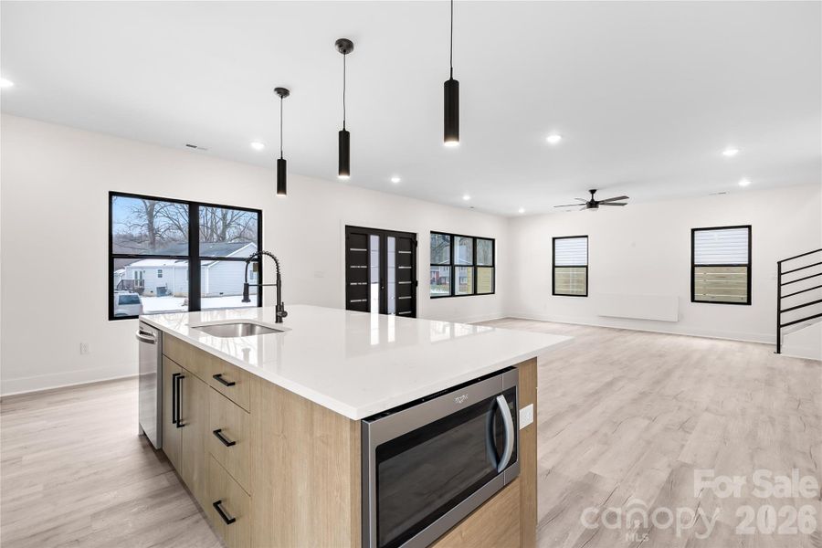 Furnished interior view inside a new home in , Charlotte (Image 9).