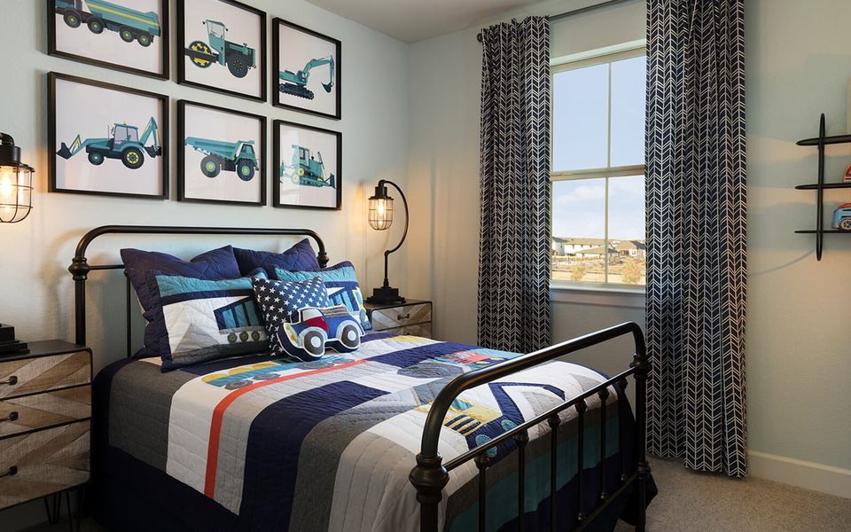 Furnished interior view inside a new home in Easton Park, Austin (Image 9).