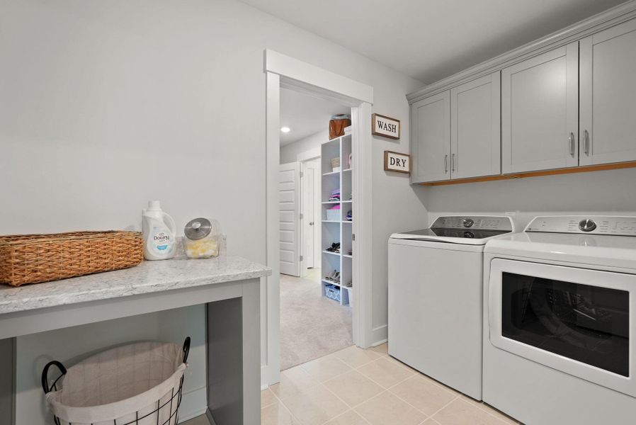 Furnished interior view inside a new home in Cordgrass Landing, Johns Island (Image 23).