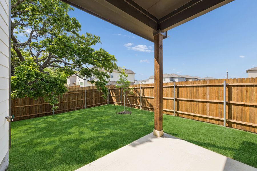 Exterior details and patio area of a home in Eagle Cove, Denton (Image 3). Exterior details and patio area of a home in Eagle Cove, Denton (Image 3).