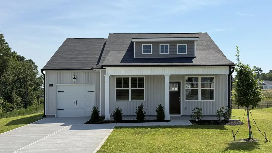 Front exterior of a new home in Bellemeade Landing, Augusta, GA, highlighting curb appeal (Image 2).