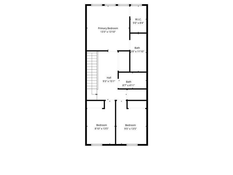 2D floor plan layout of this home in , Atlanta, GA (Image 6).