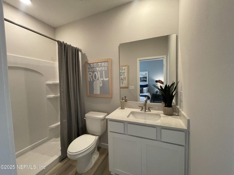 Furnished interior view inside a new home in The Magnolia Series at Reserve East, Flagler Beach (Image 13). Furnished interior view inside a new home in The Magnolia Series at Reserve East, Flagler Beach (Image 13).