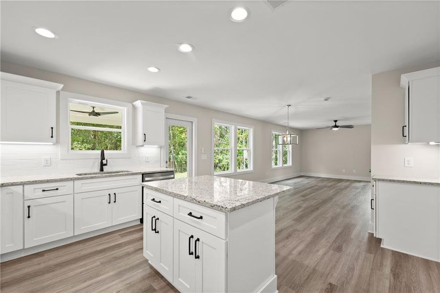 Furnished interior view inside a new home in , Cumming (Image 5).