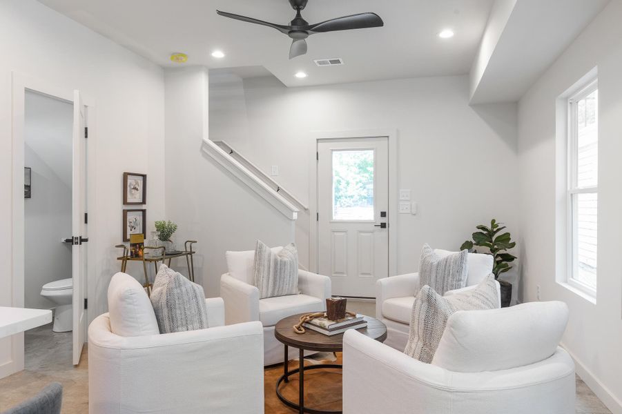 Furnished interior view inside a new home in , Hanahan (Image 33). Furnished interior view inside a new home in , Hanahan (Image 33).