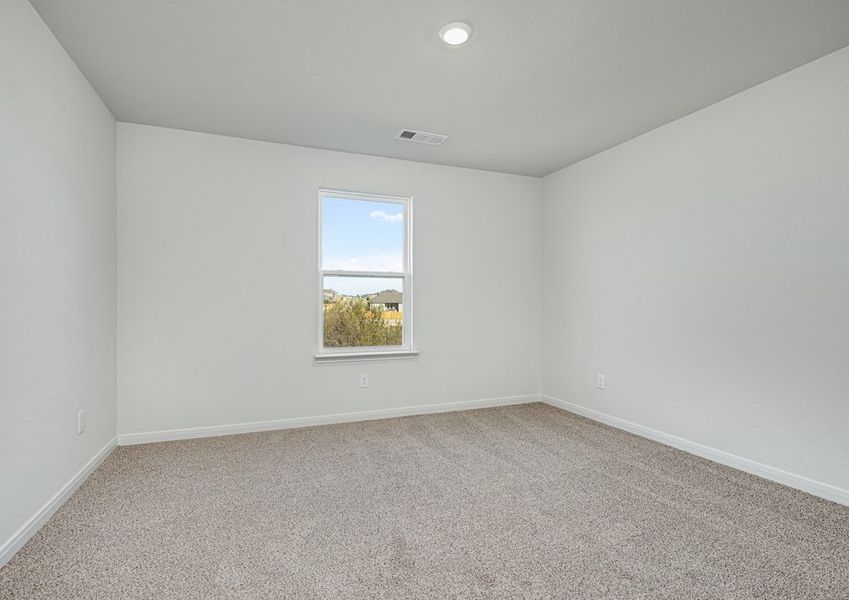 The secondary bedrooms are a perfect space for childrens bedrooms and guest rooms.