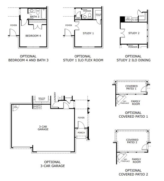 2D floor plan layout for the Concept 2492 by Risewell Homes in Silo Mills, Joshua, TX (Image 5). 2D floor plan layout for the Concept 2492 by Risewell Homes in Silo Mills, Joshua, TX (Image 5).