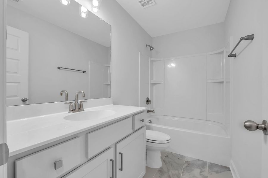 Representative furnished interior of a home built from the Grayson by Parkside Builders in Anderson Park, Hendersonville (Image 34).