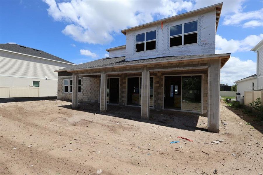 In-progress construction of a new home in Ravencliffe, Oviedo, FL (Image 7).