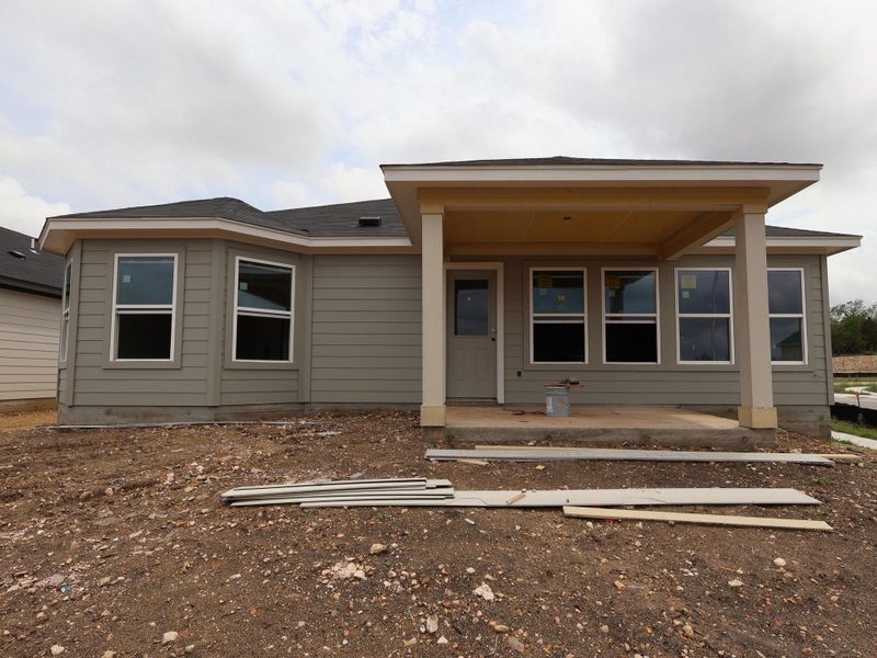 In-progress construction of a new home in Marble Creek Crossing, Austin, TX (Image 5).