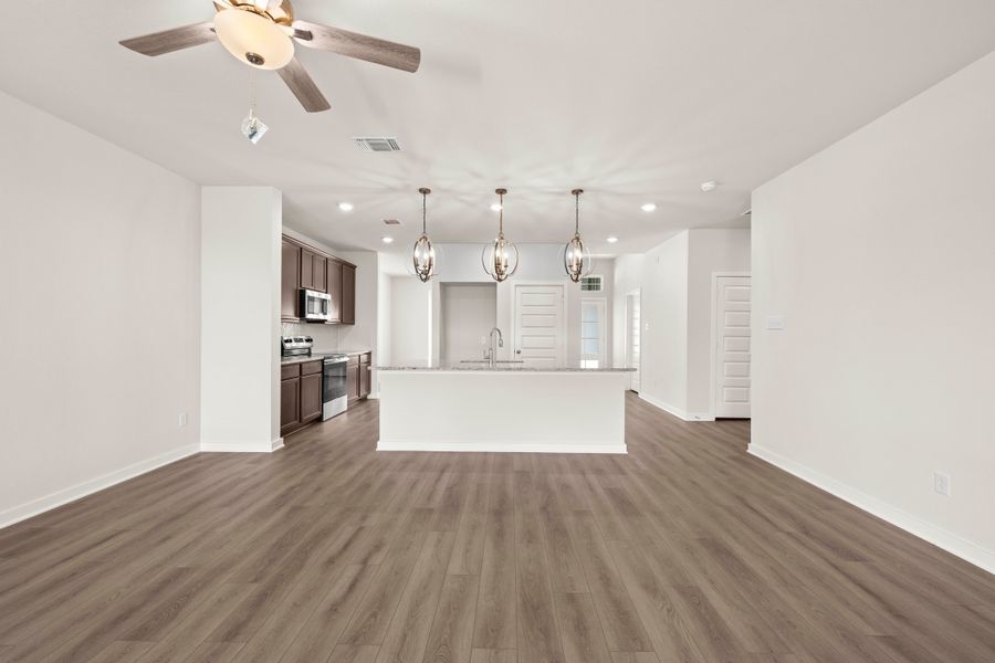 Spacious, unfurnished interior of a new home in Eastern Wells, Jarrell (Image 15). Spacious, unfurnished interior of a new home in Eastern Wells, Jarrell (Image 15).