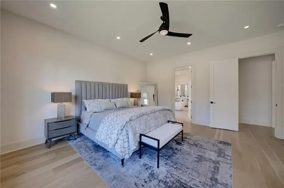 Furnished interior view inside a new home in , Sandy Springs (Image 39).