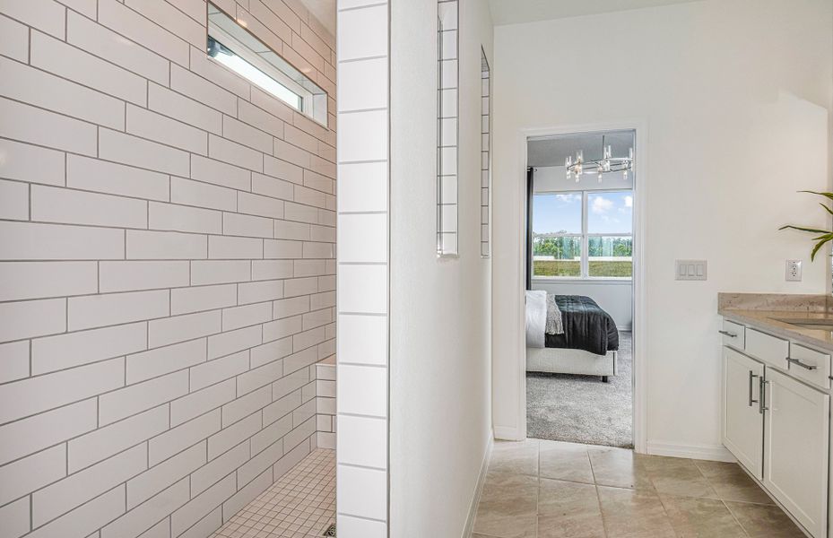 Owner's Bath with Expansive Shower