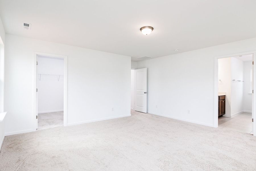 Representative unfurnished interior of a home built from the Tate by Mattamy Homes in Magnolia Park, Garner (Image 14).