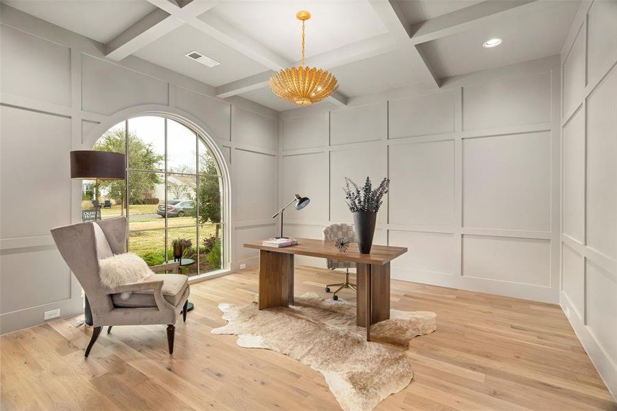 Furnished interior view inside a new home in , Dallas (Image 6).